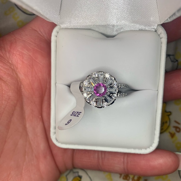 Bomb Party Accessories - Bomb Party Natural Fusion Quartz on Rhodium Plating.